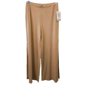 NEW PINE APPAREL women's ribbed pants in beige